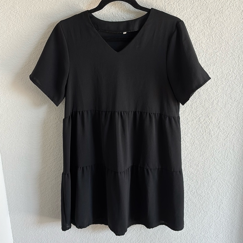 Black t shirt dress